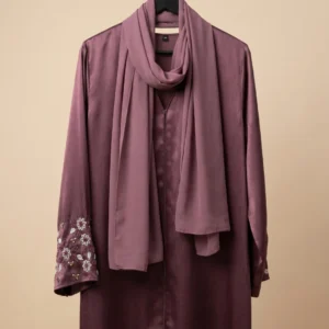 Dusty Mauve Abaya